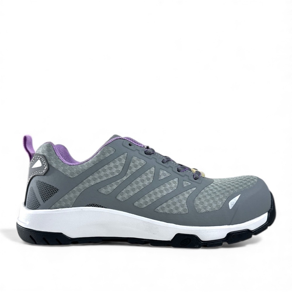 Nautilus Safety Footwear Womens Size 10 B Carbon Fiber Safety Toe Gray Lilac NIB